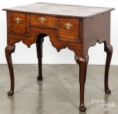 GEORGE II OAK DRESSING TABLE,