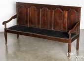 GEORGE II OAK SETTLE BENCH, MI