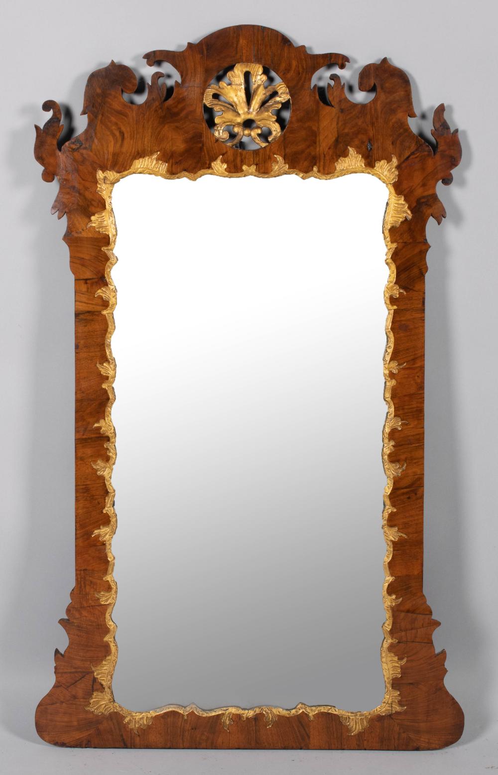 GEORGE II PARCEL-GILT WALNUT