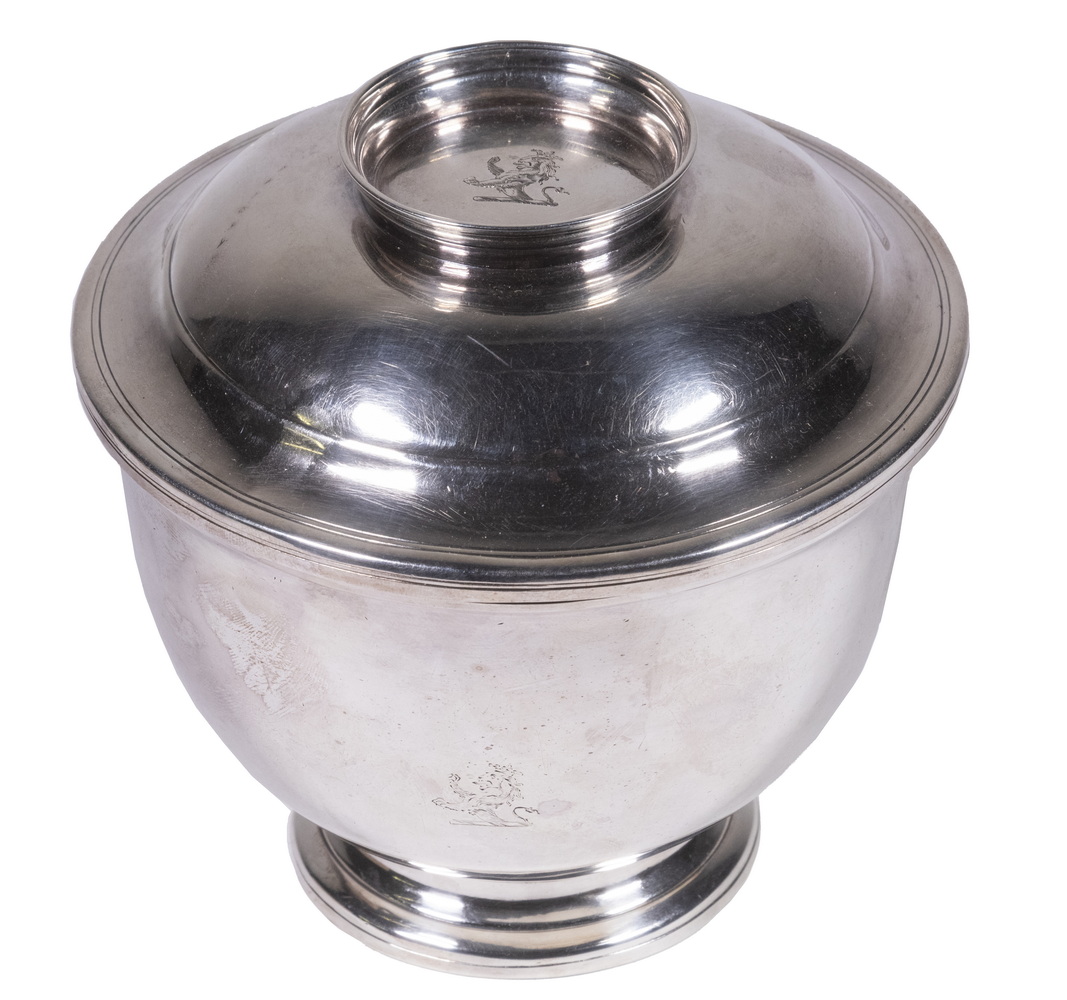 GEORGE II PERIOD SILVER BOWL &