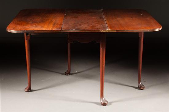 George II Queen Anne style mahogany