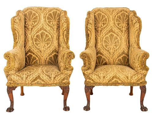 GEORGE II REVIVAL WINGBACK ARM