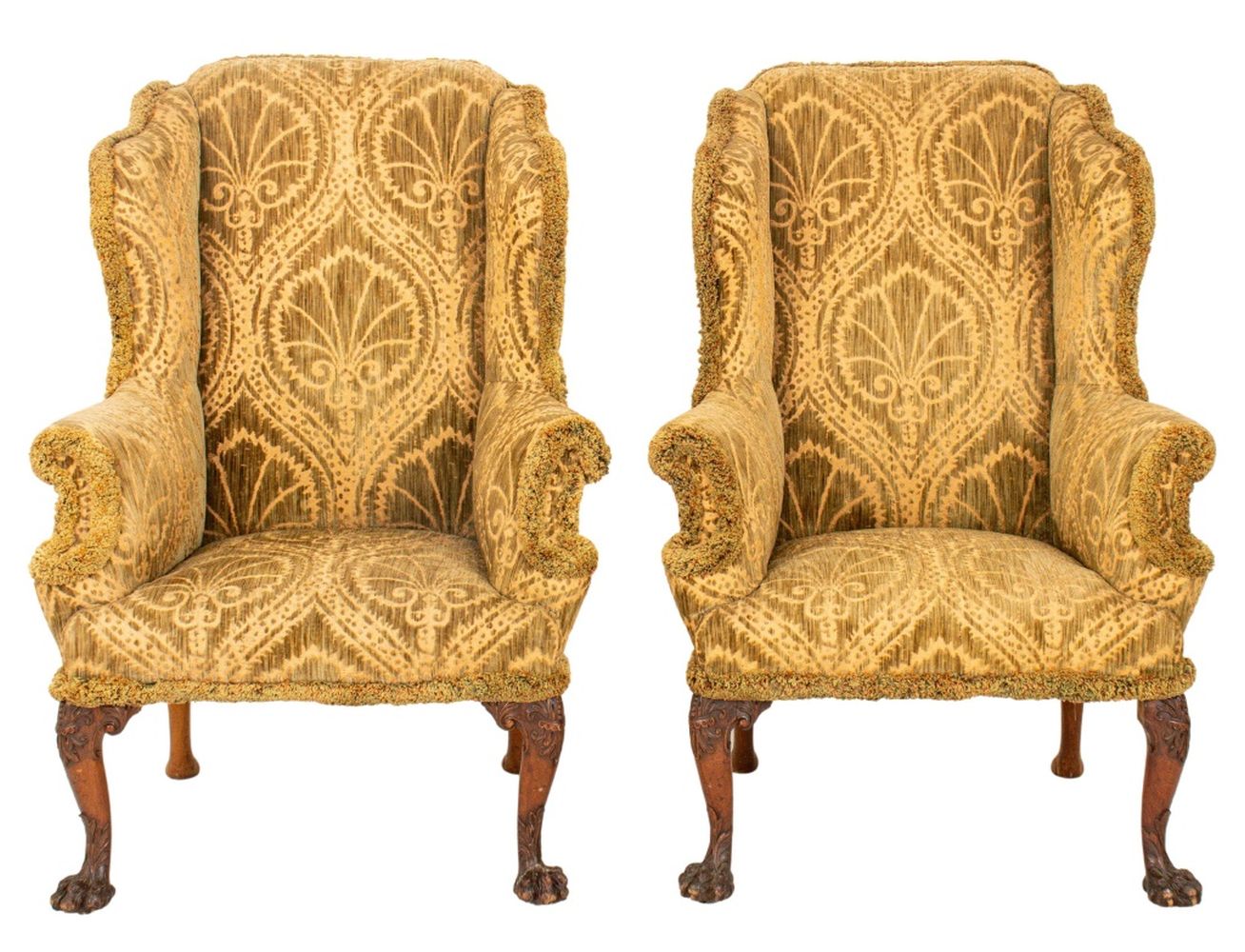 GEORGE II REVIVAL WINGBACK ARM