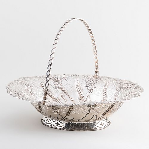 GEORGE II SILVER CAKE BASKETMark of