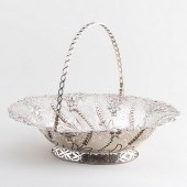 GEORGE II SILVER CAKE BASKETMa