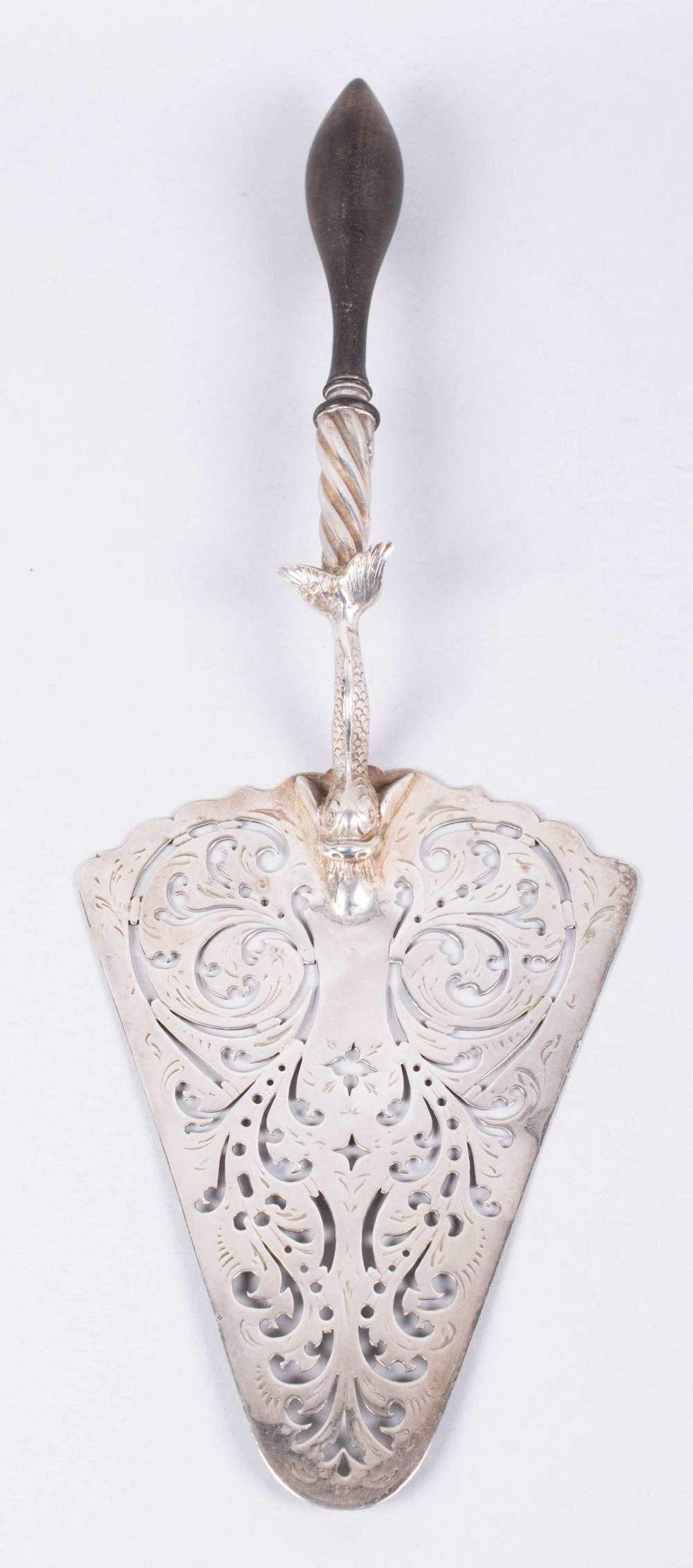 GEORGE II SILVER CAKE TROWEL WITH