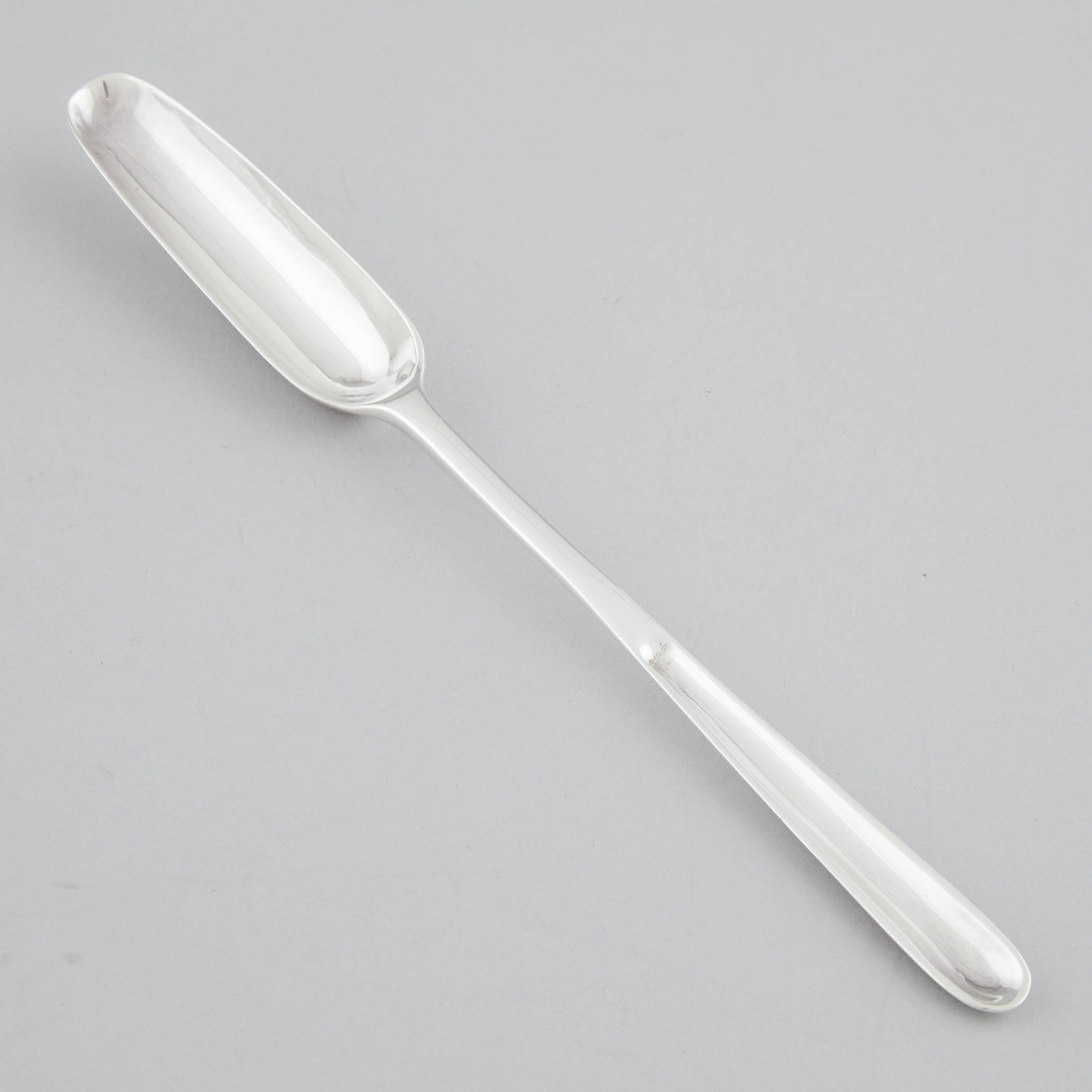 George II Silver Marrow Scoop,