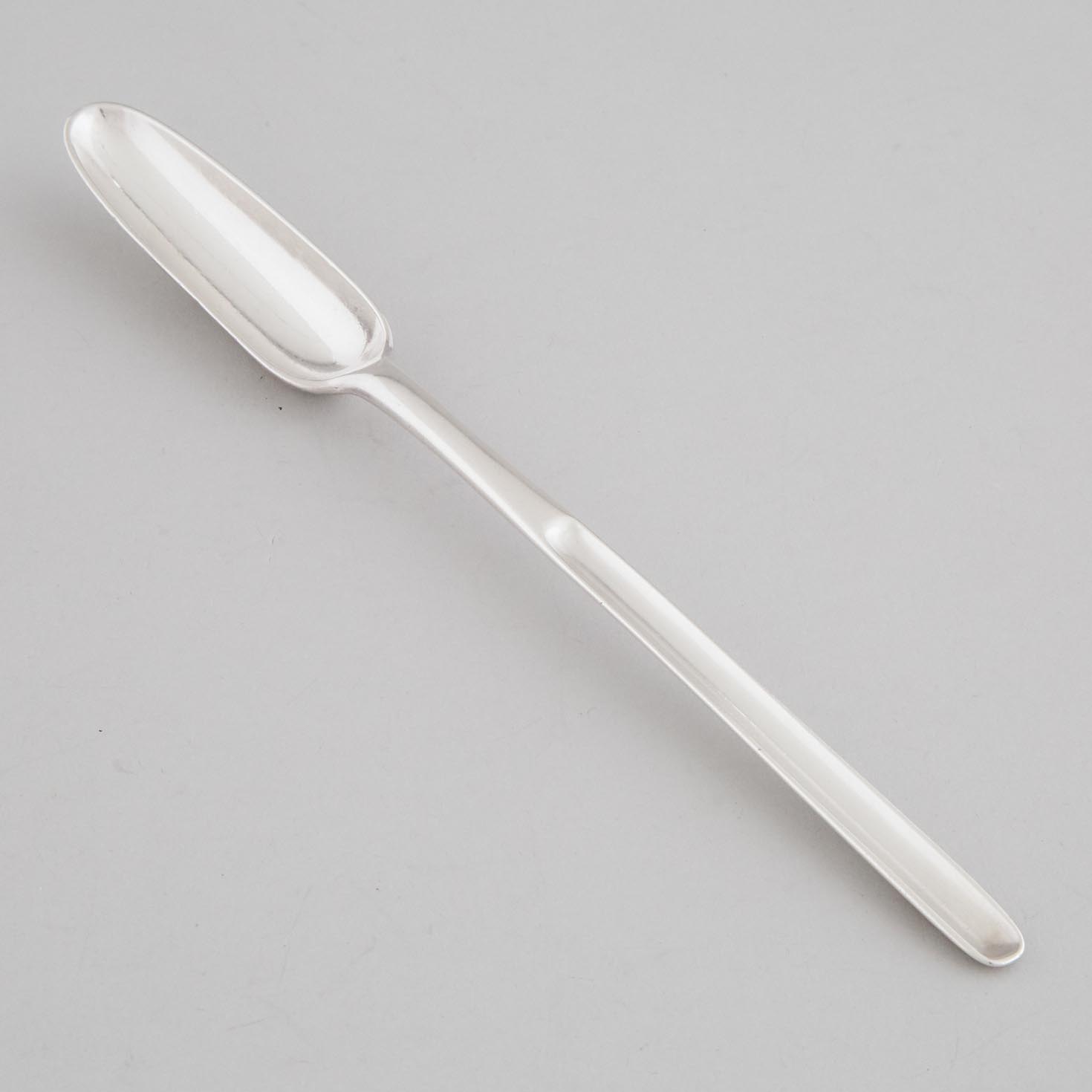 George II Silver Marrow Scoop,