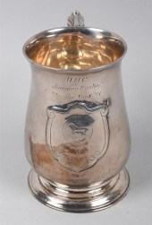 GEORGE II SILVER MUG, LONDON 1