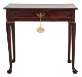 GEORGE II SMALL MAHOGANY WRITI