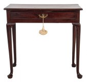 GEORGE II SMALL MAHOGANY WRITI