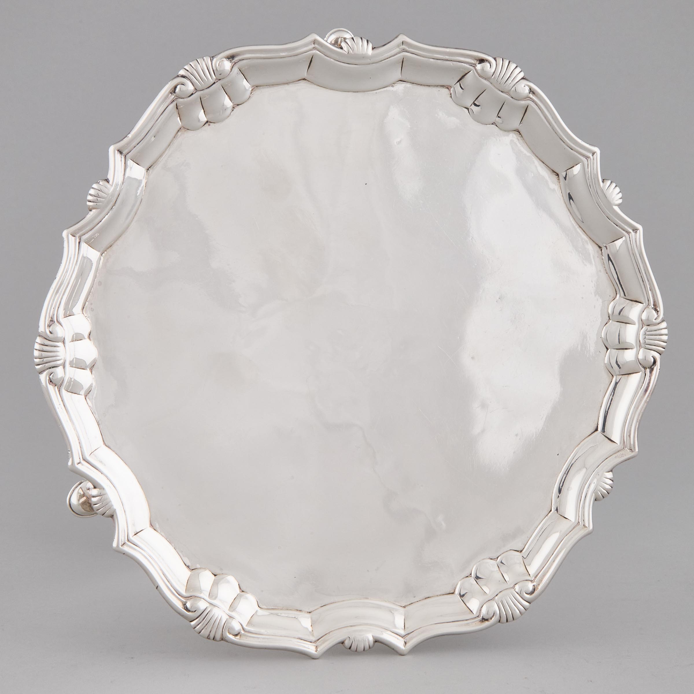 George II Small Silver Circular