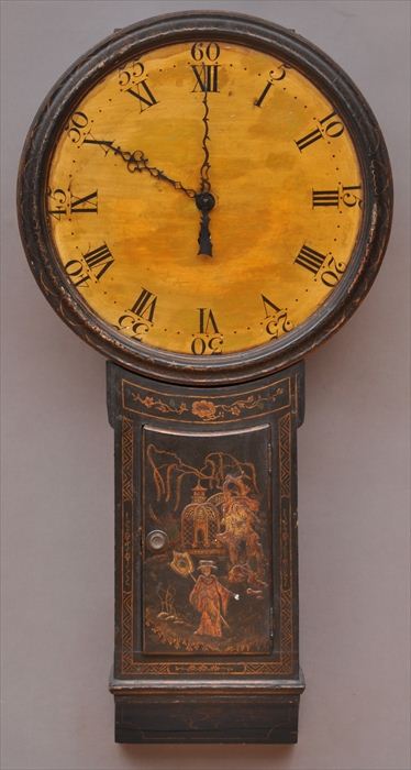 GEORGE II-STYLE BLACK LACQUER "ACTS