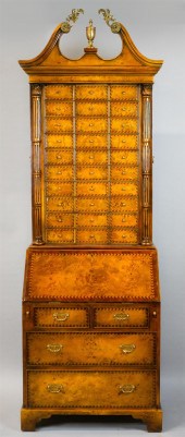 GEORGE II STYLE BURL WALNUT SL