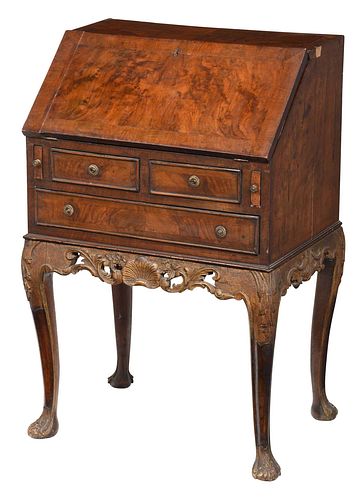 GEORGE II STYLE CARVED FIGURED