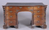 GEORGE II STYLE CARVED MAHOGAN