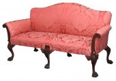 GEORGE II STYLE CARVED MAHOGAN