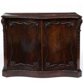 GEORGE II STYLE CARVED MAHOGAN