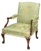 GEORGE II STYLE CARVED WALNUT