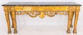 GEORGE II STYLE CONSOLE, MANNE