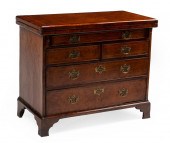 GEORGE II-STYLE INLAID BURL WA