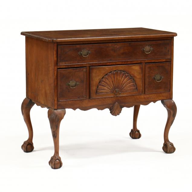 GEORGE II STYLE INLAID MAHOGANY