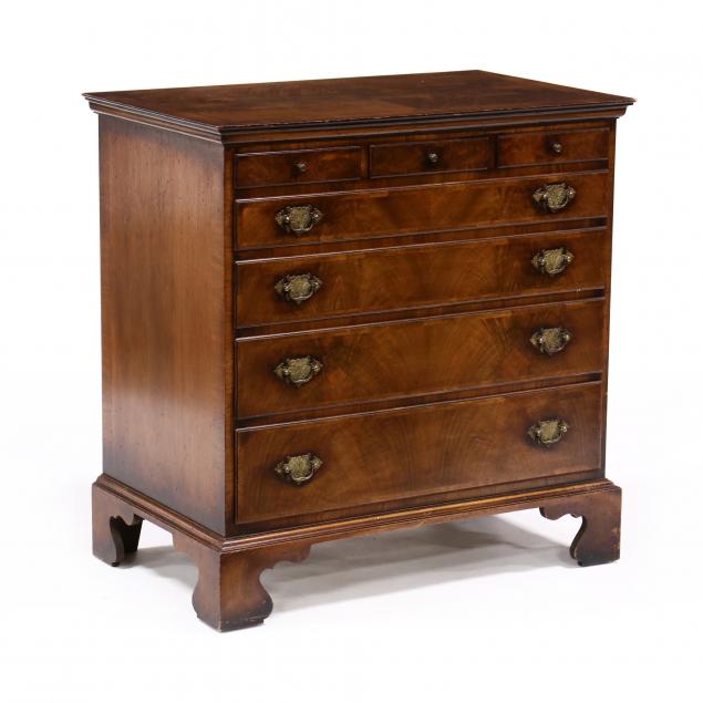 GEORGE II STYLE INLAID MAHOGANY