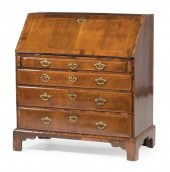 GEORGE II-STYLE INLAID WALNUT