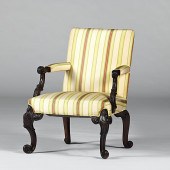 George II-Style Library Armcha