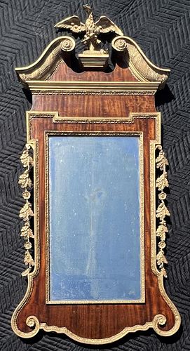 GEORGE II STYLE MAHOGANY & GILT