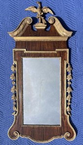 GEORGE II STYLE MAHOGANY & GIL