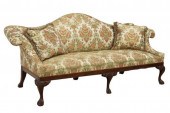GEORGE II STYLE MAHOGANY CAMEL