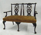 George II style mahogany carve