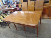 GEORGE II STYLE MAHOGANY DININ