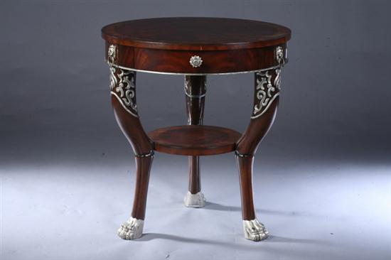 GEORGE II STYLE MAHOGANY END