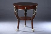 GEORGE II STYLE MAHOGANY END T