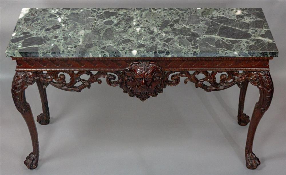 GEORGE II STYLE MAHOGANY PIER TABLE