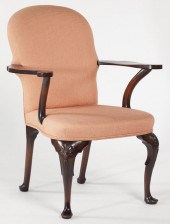 George II Style Open Arm Chair
