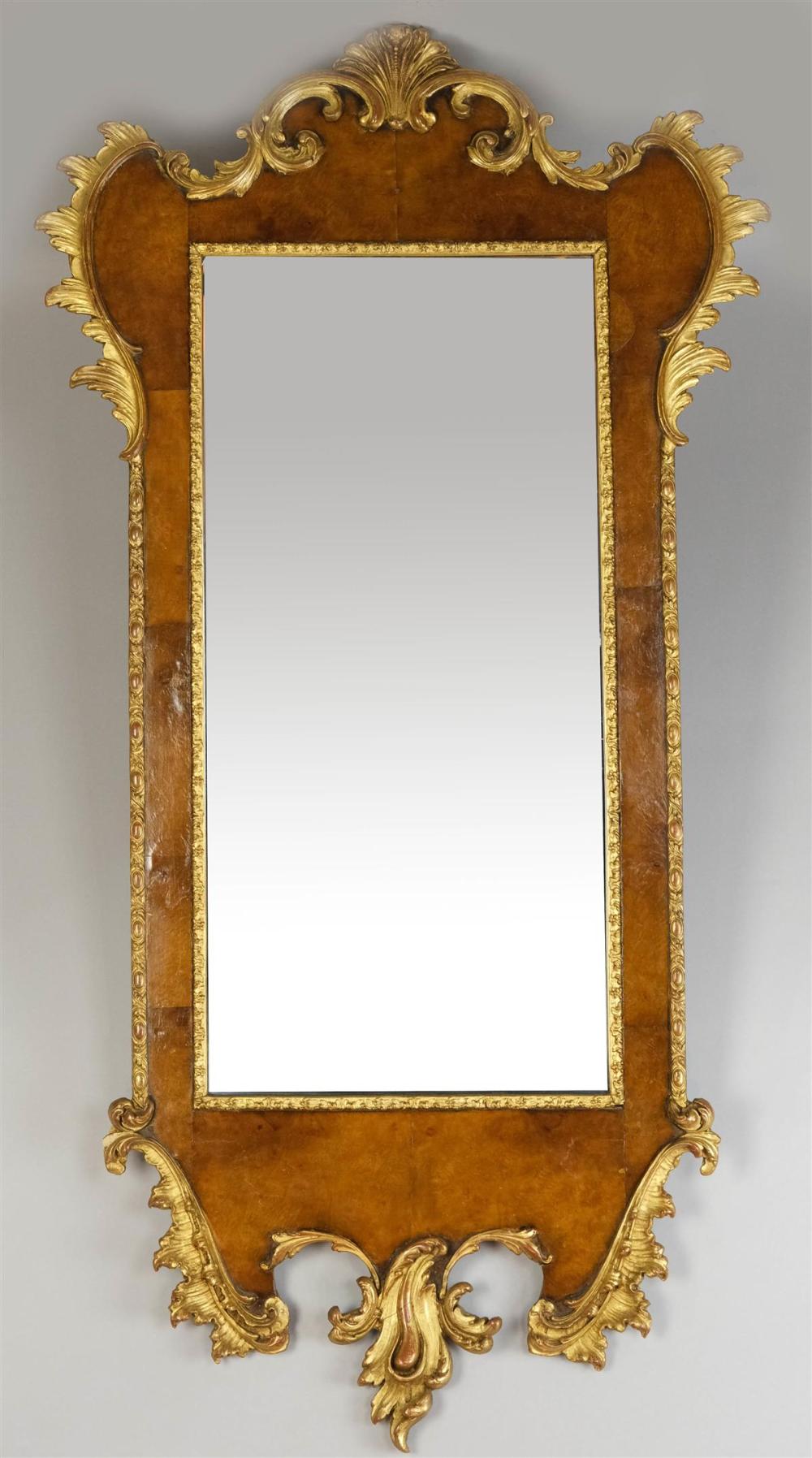 GEORGE II STYLE WALNUT BURLWOOD