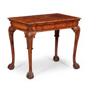 GEORGE II STYLE WALNUT CENTRE