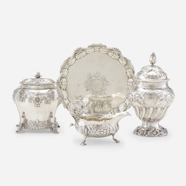 . George II teawares, collection of