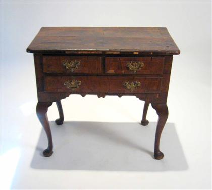 George II walnut and crossbanded