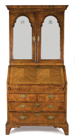 George II Walnut Bureau