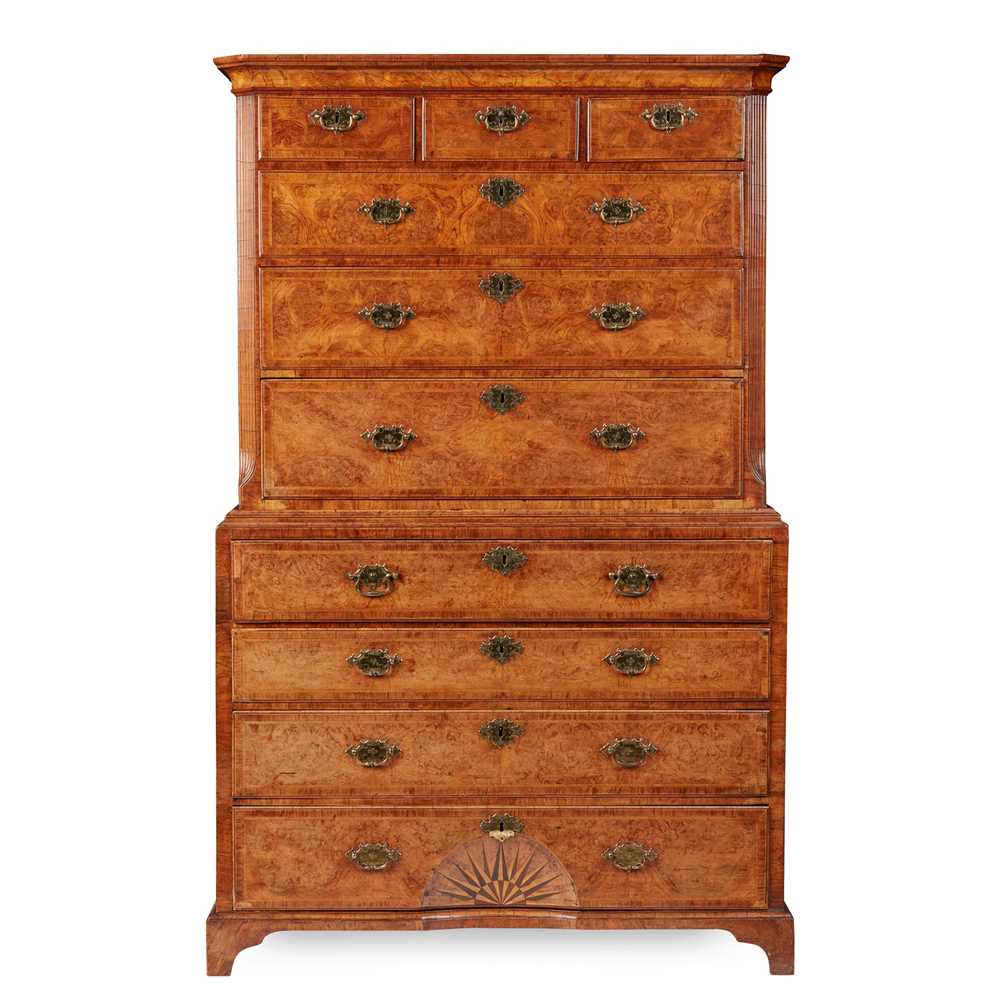 GEORGE II WALNUT SECRETAIRE