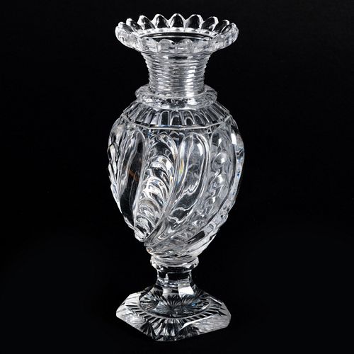 GEORGE III BALUSTER CUT GLASS