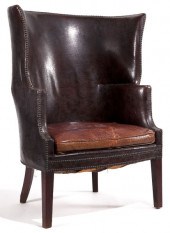George III Barrel Back Wing Ch