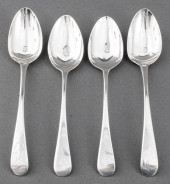 GEORGE III BATEMAN SILVER TABL