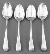 GEORGE III BATEMAN SILVER TABL