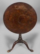 GEORGE III BIRDCAGE TILT TOP T