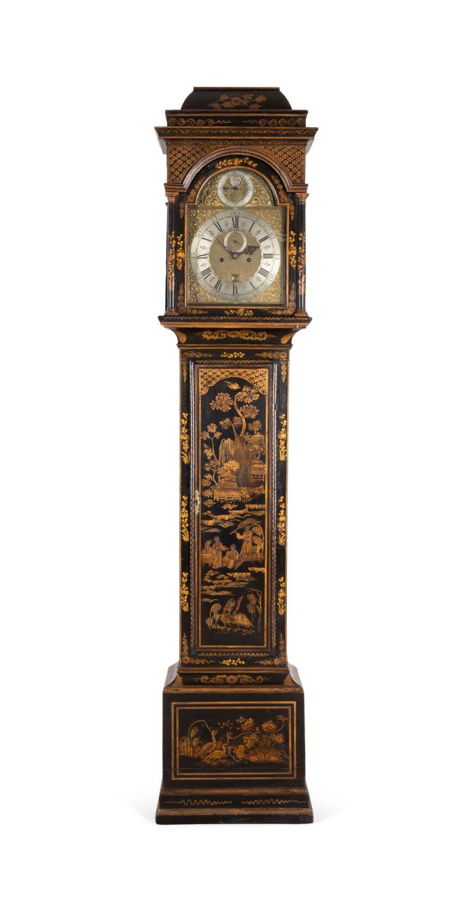 GEORGE III BLACK GILT CHINOISERIE